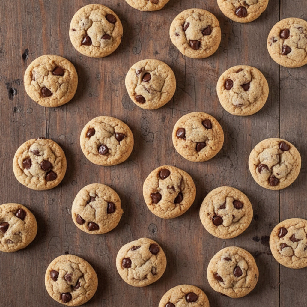20 Mini Chocolate Chip Cookies